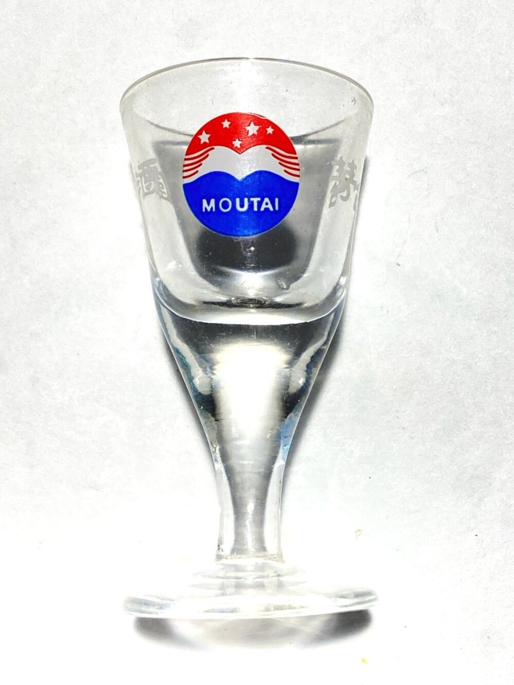 Authentic Moutai Shot Glass with Stem